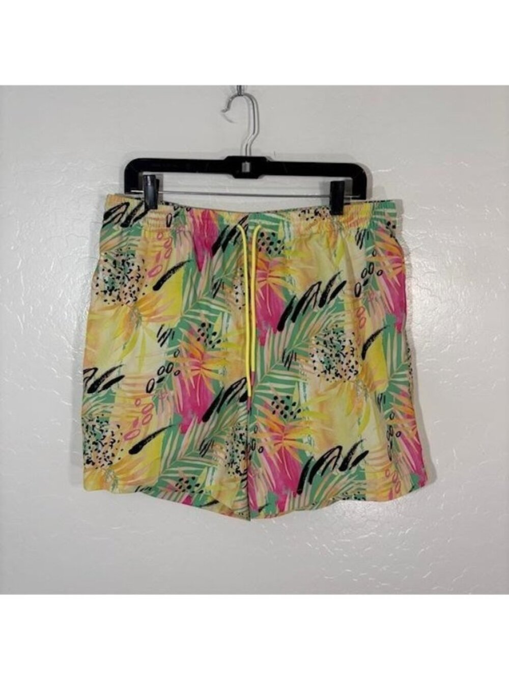 RSVLTS Swim Trunks Shorts Mens Large Multicolor Tropical Floral Print Lined